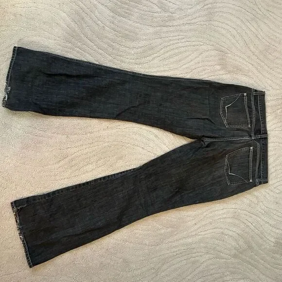 Gap Ultra Low Rise Gray Jeans 12 Long - Picture 3 of 5